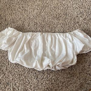 White crop top